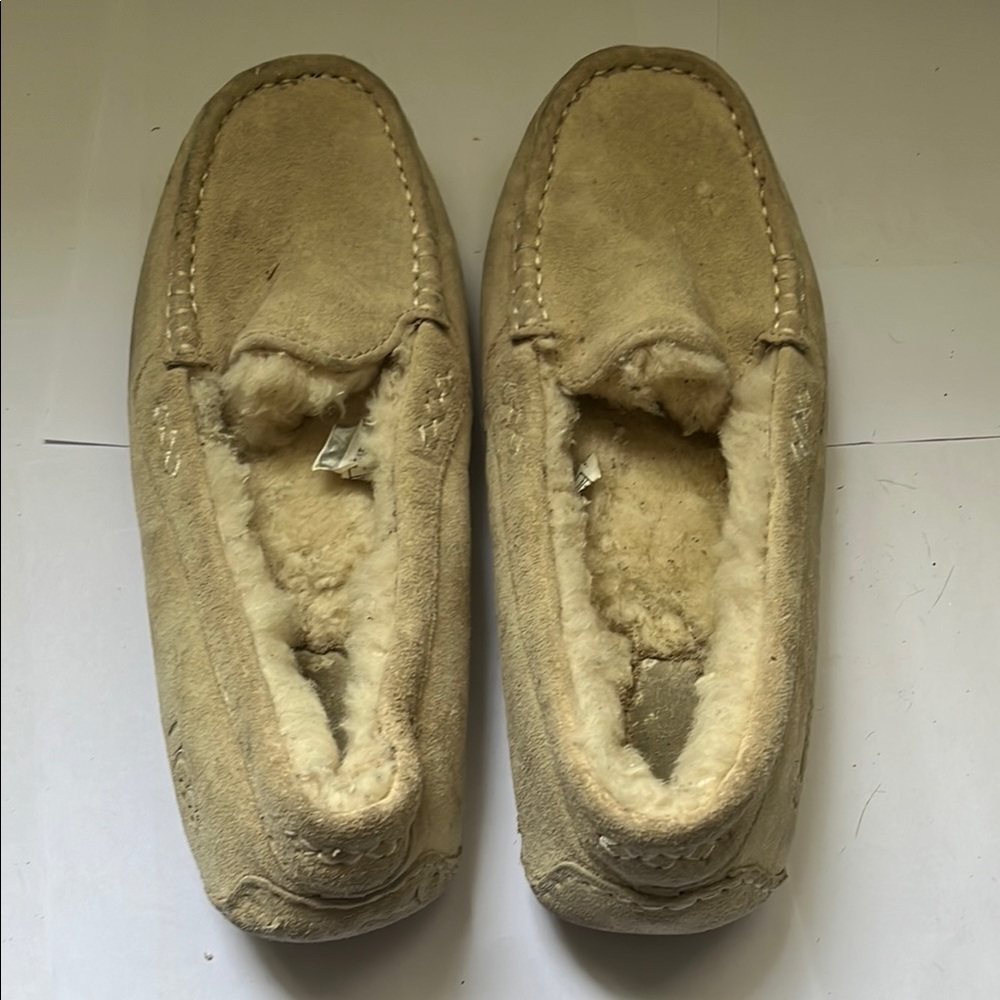 UGG Tan Suede Loafers Slip-Ons